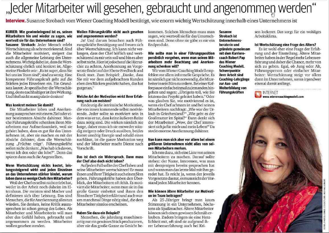 2014_03_Strobach_Kurier Big_Career_jeder Ma will gesehen werden